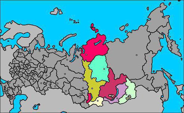 субъекты восточно сибирского экономического района