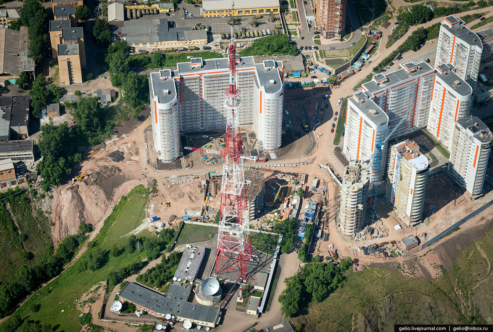 199-метровая телевизионная башня филиала ФГУП «РТРС»
