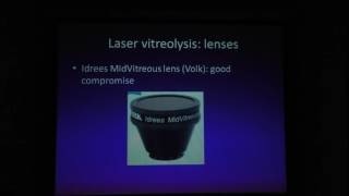 YAG-лазерный витреолизис: клинический опыт и преимущества перед витрэктомией. John Conrath
