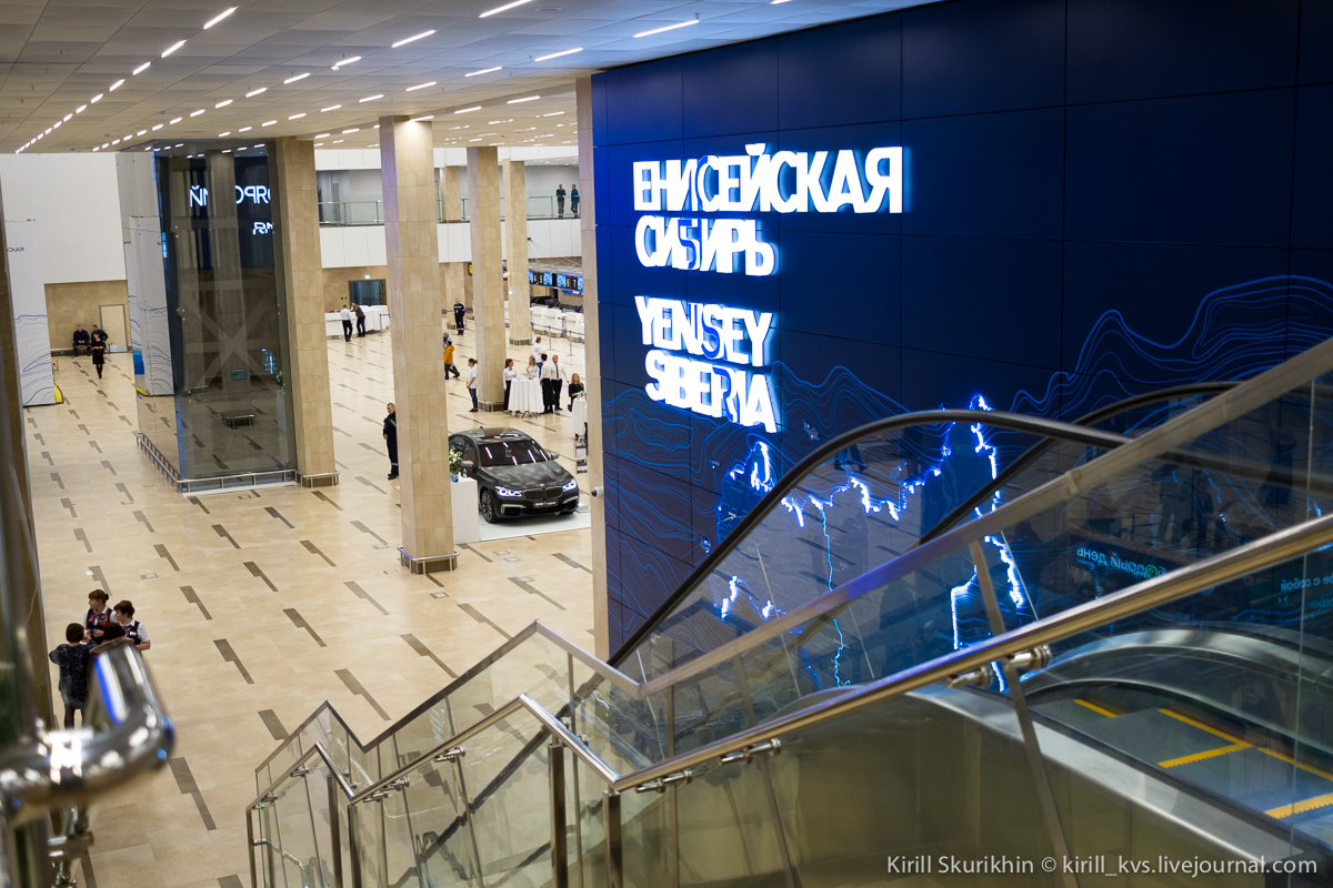 Новый терминал аэропорта Красноярск. Фото: kirill-kvs.livejournal.com