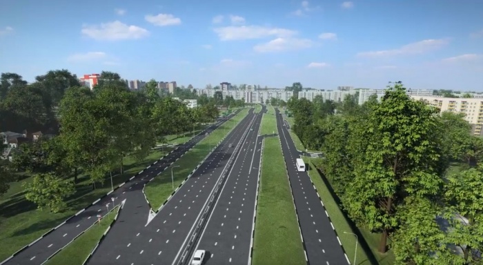 Так будет выглядеть новая дорога от 4-го моста к Копылова